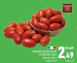 Conad Sapori idee pomodoro oblungo rosso offerta