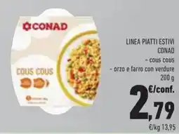 Conad Linea piatti estivi conad offerta
