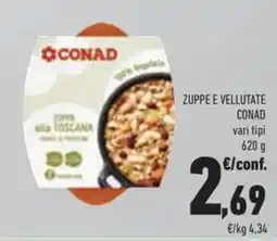 Conad Zuppe e vellutate conad offerta