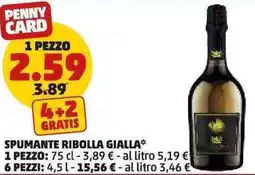 PENNY Spumante ribolla gialla offerta