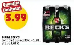 PENNY Birra BECK'S offerta