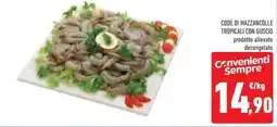 Conad Code di mazzancolle tropicali con guscio offerta