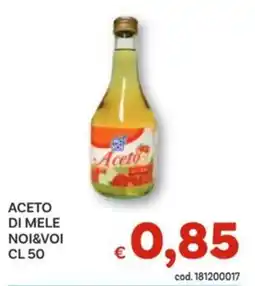 Vivo Supermercati Aceto di mele NOI&VOI offerta