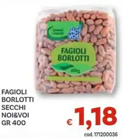 Vivo Supermercati Fagioli borlotti secchi NOI&VOI offerta