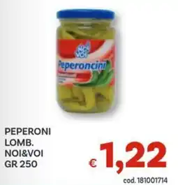 Vivo Supermercati Peperoni lomb. NOI&VOI offerta