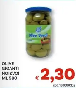 Vivo Supermercati Olive giganti NOI&VOI offerta