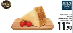 Conad Grana padano d.o.p. riserva sapori&dintorni conad offerta