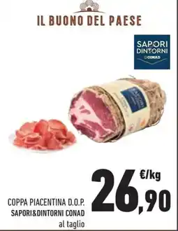 Conad Coppa piacentina d.o.p. sapori&dintorni conad offerta