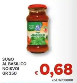 Vivo Supermercati Sugo al basilico NOI&VOI offerta