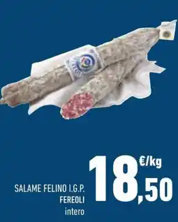 Conad Salame felino i.g.p. fereoli offerta