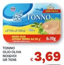 Vivo Supermercati Tonno olio oliva NOI&VOI offerta