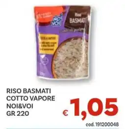 Vivo Supermercati Riso basmati cotto vapore NOI&VOI offerta