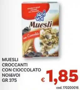Vivo Supermercati Muesli croccanti con cioccolato NOI&VOI offerta