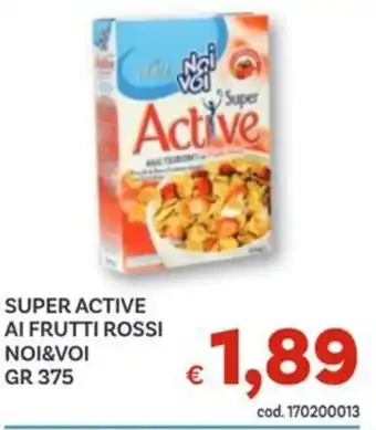 Vivo Supermercati Super active ai frutti rossi NOI&VOI offerta