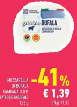 Conad Mozzarella di bufala campana d.o.p. fattorie garofalo offerta