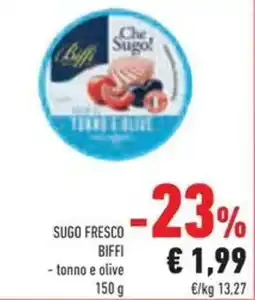 Conad Sugo fresco biffi offerta
