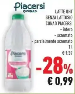 Conad Conad latte uht senza lattosio conad piacersi offerta