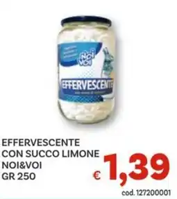 Vivo Supermercati Effervescente con succo limone NOI&VOI offerta
