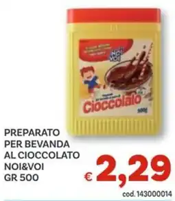 Vivo Supermercati Preparato per bevanda al cioccolato NOI&VOI offerta