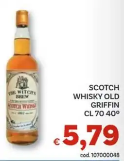 Vivo Supermercati Scotch whisky old GRIFFIN 40° offerta