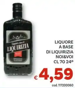 Vivo Supermercati Liquore a base di liquirizia NOI&VOI 24° offerta