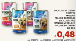 Vivo Supermercati Bocconi cane manzo e verdure/ pollo e tacchino offerta