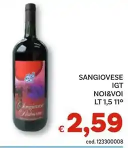 Vivo Supermercati Sangiovese IGT NOI&VOI 11° offerta