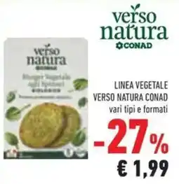 Conad Linea vegetale verso natura conad offerta