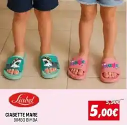 Orizzonte Liabel ciabette mare bimbo bimba offerta