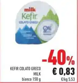 Conad Kefir colato greco milk offerta