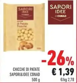 Conad Chicche di patate sapori&idee conad offerta
