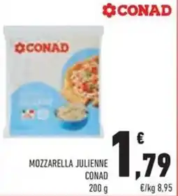 Conad Conad mozzarella julienne offerta