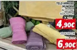 Orizzonte Telo arredo mundra in cotone 160x250 cm offerta