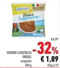 Conad Verdurì leggerezza orogel offerta