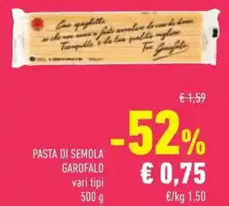 Conad Pasta di semola garofalo offerta