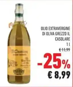Conad Olio extravergine di oliva grezzo il casolare offerta