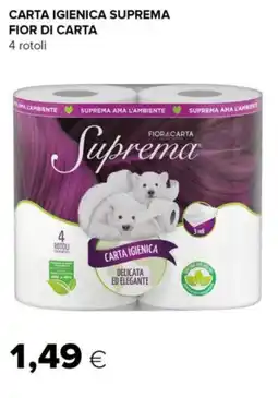Tigre Carta igienica suprema FIOR DI CARTA offerta