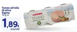 Sigma Tonno all'olio di oliva Sigma offerta