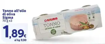 Tonno all'olio di oliva Sigma