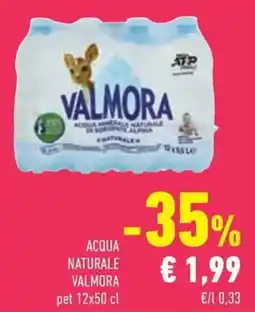 Conad Acqua naturale valmora offerta