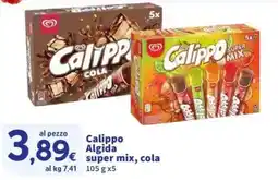 Sigma Calippo Algida super mix, cola offerta