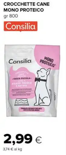 Tigre Consilia crocchette cane mono proteico offerta