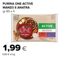 Tigre Purina one active manzo e anatra offerta