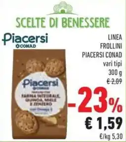 Conad Linea frollini piacersi conad offerta