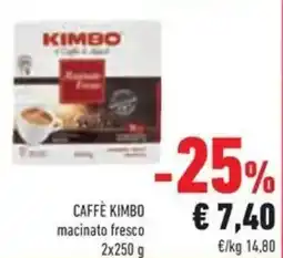 Conad Caffè kimbo macinato fresco offerta