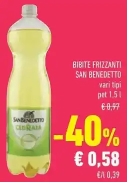 Conad Bibite frizzanti san benedetto offerta
