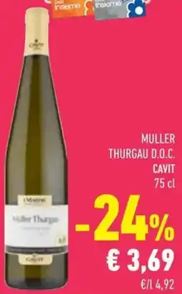 Conad Muller thurgau d.o.c. cavit offerta
