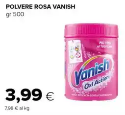 Tigre Polvere rosa VANISH offerta