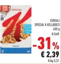 Conad Cereali special k kellogg's offerta