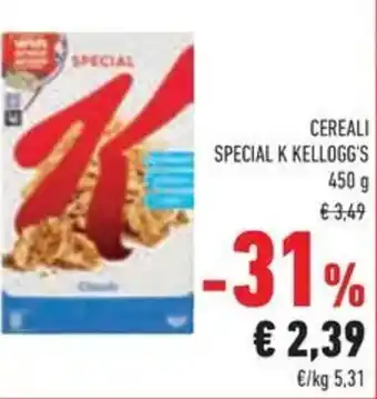 Conad Cereali special k kellogg's offerta